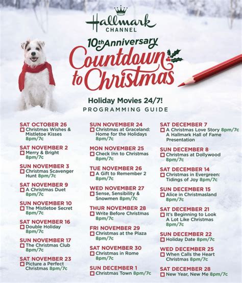 list of Hallmark Channel movies